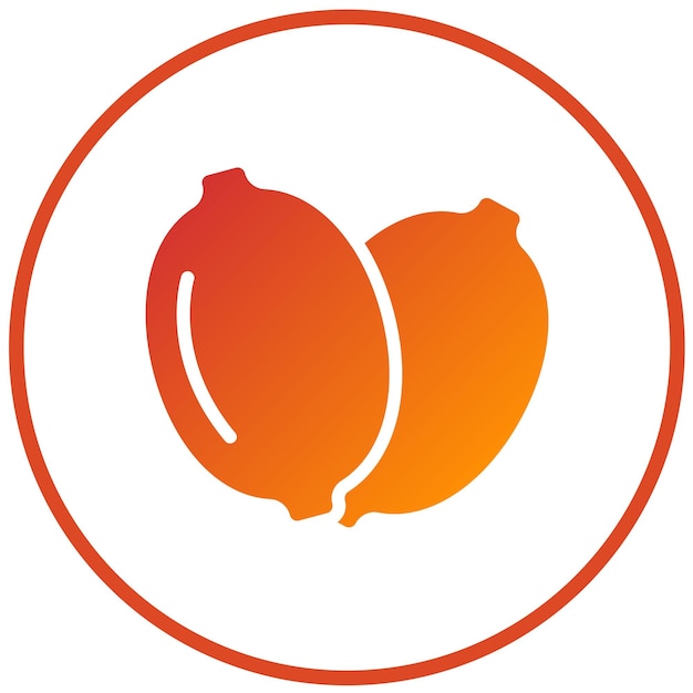 Diseño vectorial estilo de icono Zesty Zest
