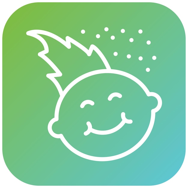 Diseño vectorial estilo de icono Zesty Zestful