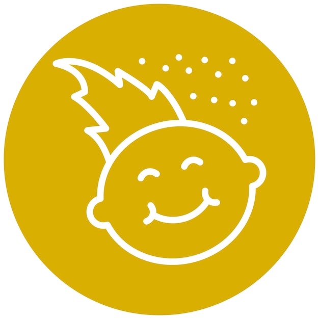 Diseño vectorial estilo de icono Zesty Zestful