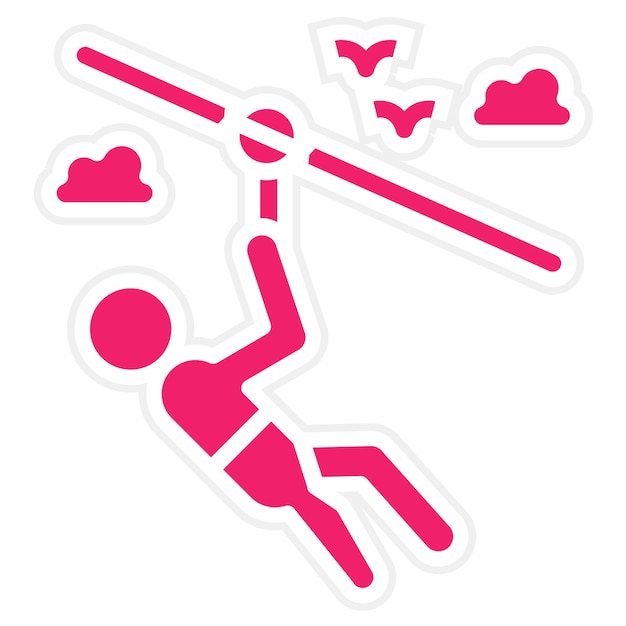 Diseño vectorial Estilo del icono Zip