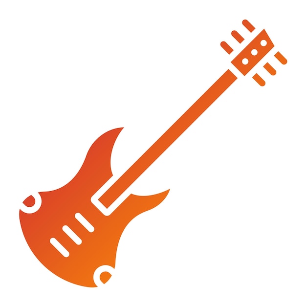 Diseño vectorial del estilo del icono de bajo