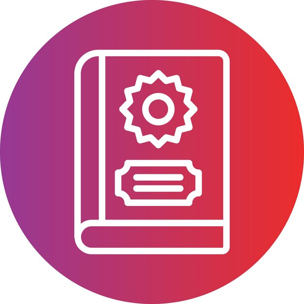 Diseño vectorial Estilo de íconos del Corán