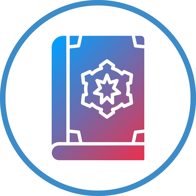 Diseño vectorial Estilo de íconos del Corán