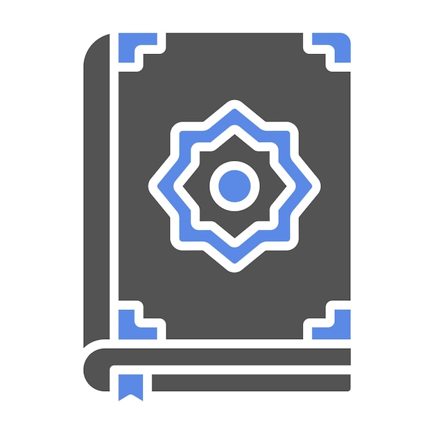Diseño vectorial Estilo de íconos del Corán