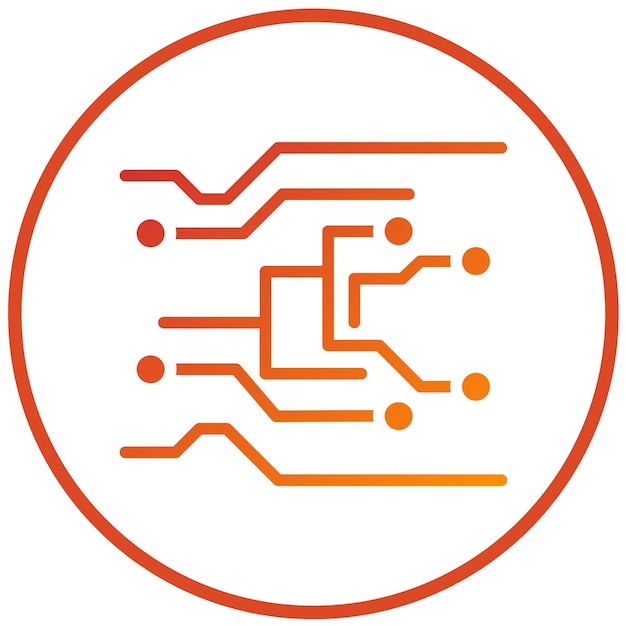 Diseño vectorial Estilo de íconos electrónicos