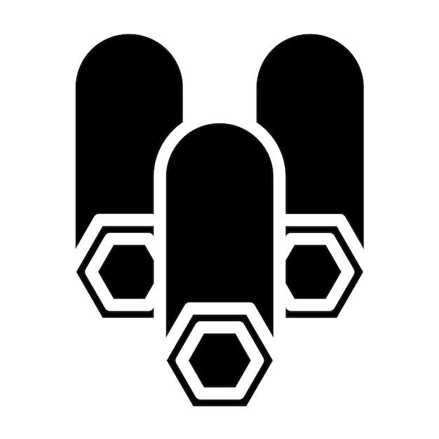 Diseño vectorial Estilo de íconos metálicos
