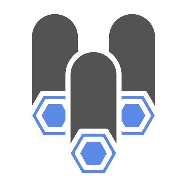 Diseño vectorial Estilo de íconos metálicos