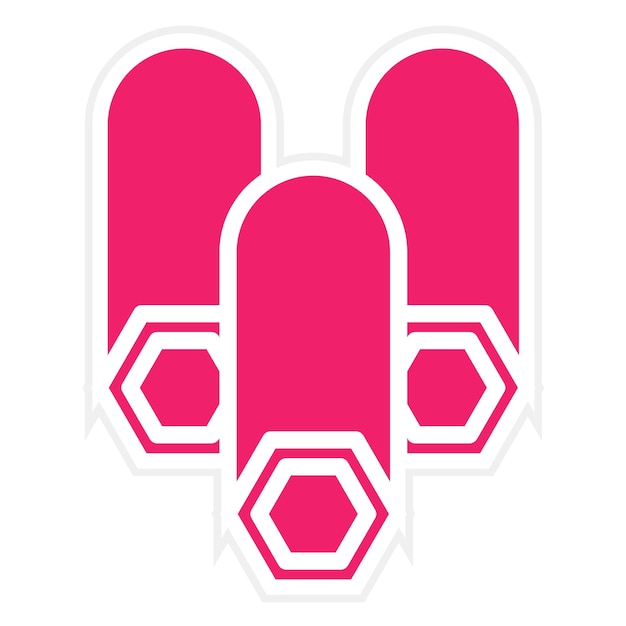 Diseño vectorial Estilo de íconos metálicos