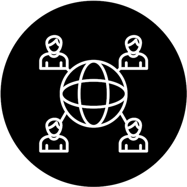 Diseño vectorial Estilo de íconos de redes sociales