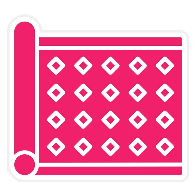 Diseño vectorial Estilo de íconos textiles