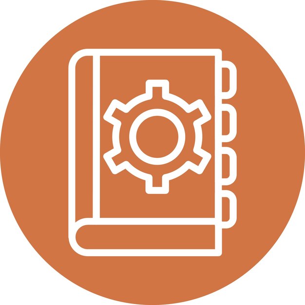 Diseño vectorial Estilo literario Estilo de icono