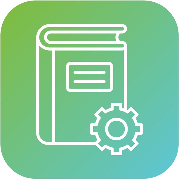 Diseño vectorial Estilo literario Estilo de icono