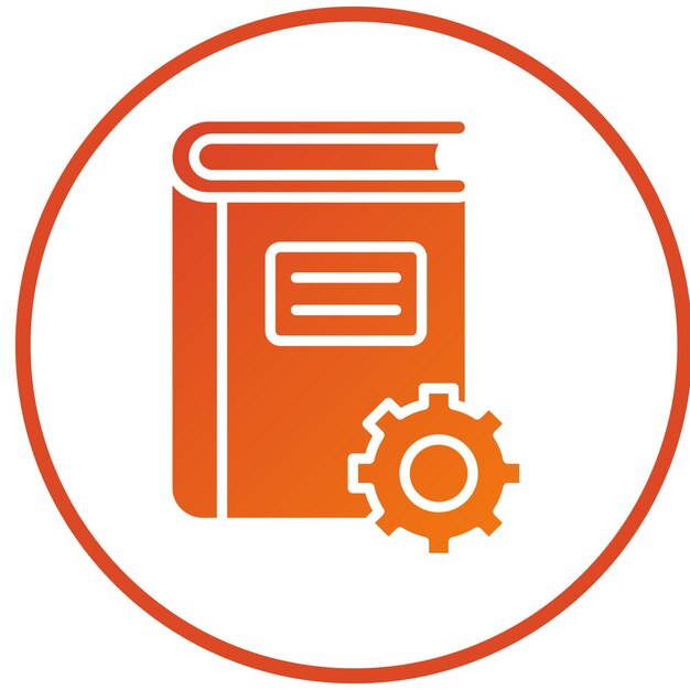 Diseño vectorial Estilo literario Estilo de icono