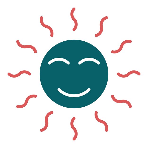 Diseño vectorial estilo Sunny Icon