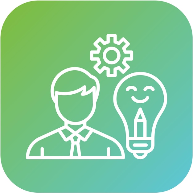 Diseño vectorial Estilo de vida creativo Estilo de icono