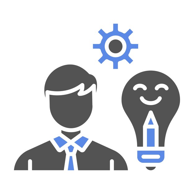 Diseño vectorial Estilo de vida creativo Estilo de icono