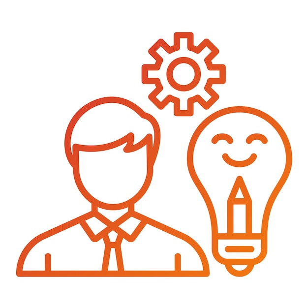 Diseño vectorial Estilo de vida creativo Estilo de icono