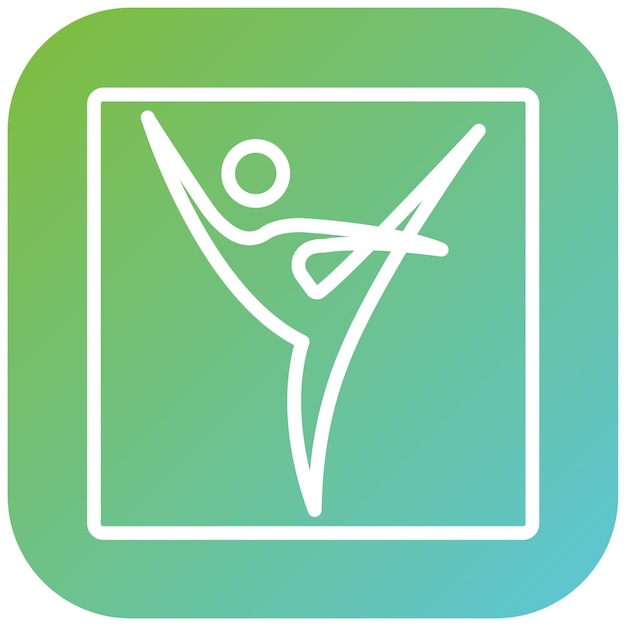 Diseño vectorial Estudio de baile Estilo de icono