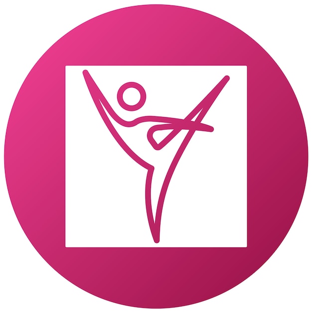 Diseño vectorial Estudio de baile Estilo de icono