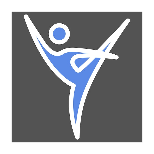 Diseño vectorial Estudio de baile Estilo de icono
