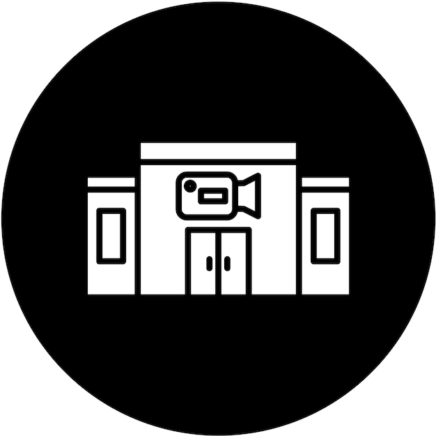 Diseño vectorial Estudio de cine Estilo de icono