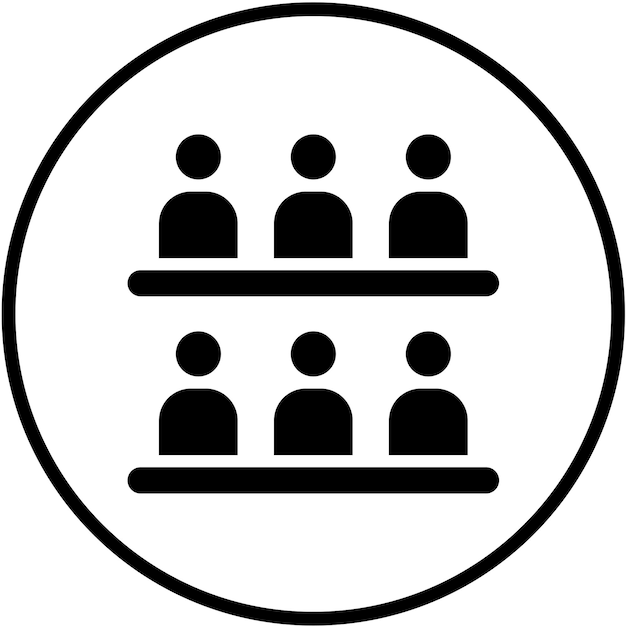 Diseño vectorial Estudio del estilo del icono de la clase