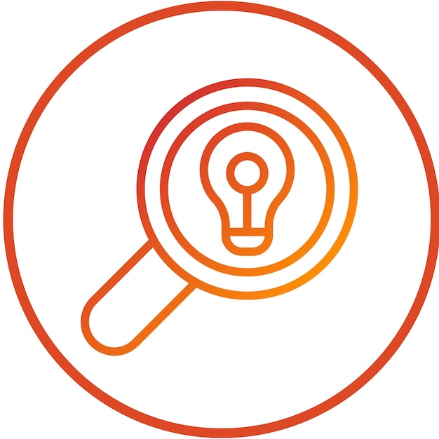 Diseño vectorial Estudio Estilo de icono de descubrimiento