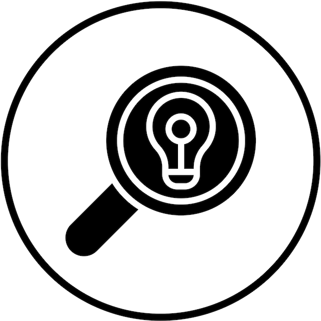 Diseño vectorial Estudio Estilo de icono de descubrimiento
