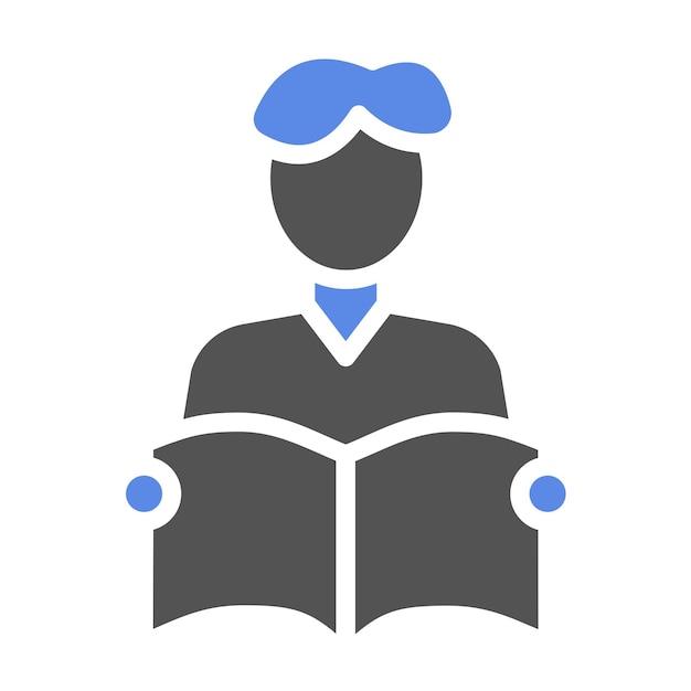 Diseño vectorial Estudio del estilo del icono del libro