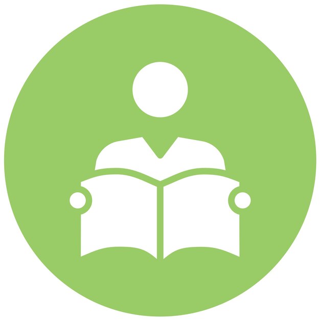 Diseño vectorial Estudio del estudiante Estilo del icono