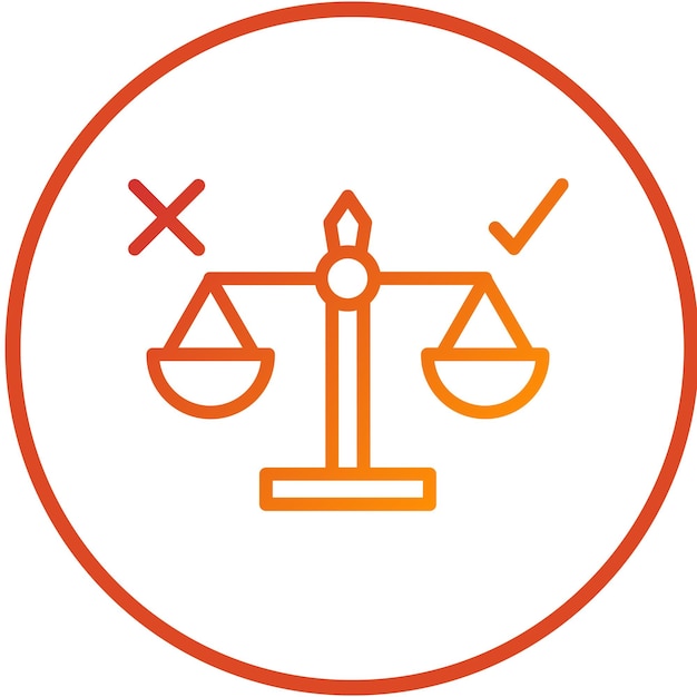 Diseño vectorial Ética de negocios Estilo de icono