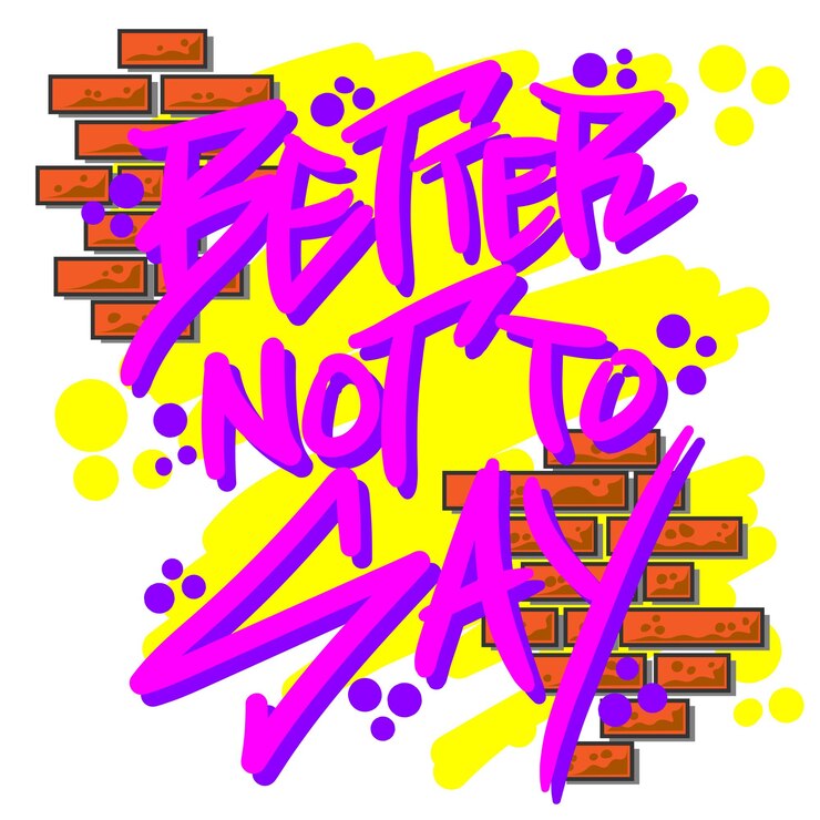 Vector diseño vectorial de etiquetas de graffiti de citas y críticos