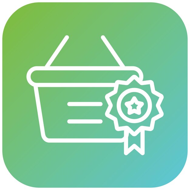 Diseño vectorial de la experiencia de compra Estilo de icono