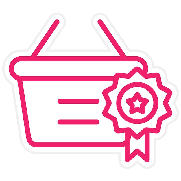 Diseño vectorial de la experiencia de compra Estilo de icono