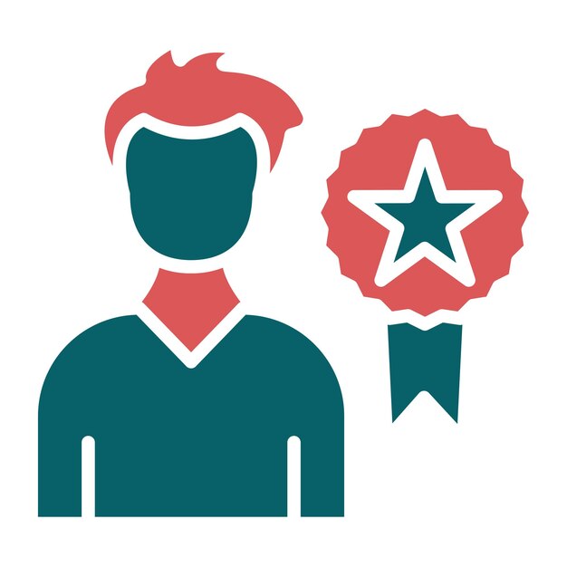 Diseño vectorial de experiencia de marca positiva Estilo de icono