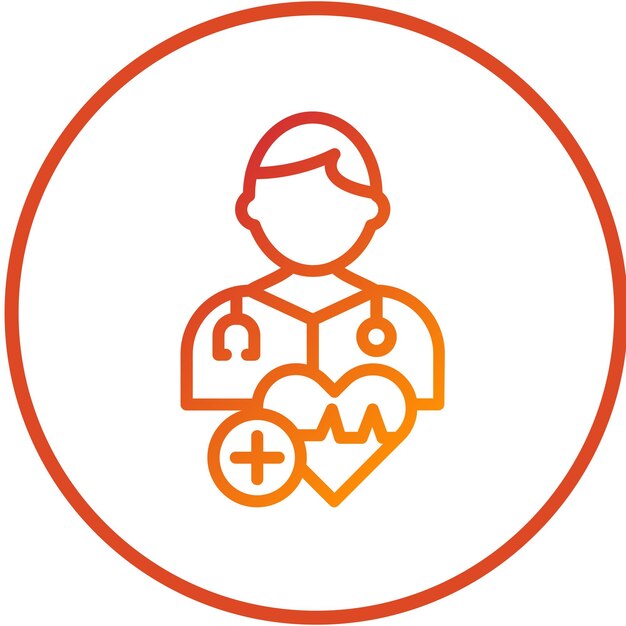 Diseño vectorial de la experiencia médica Estilo del icono