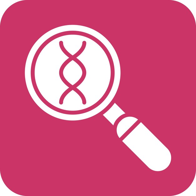Diseño vectorial Explore el estilo del icono de ADN