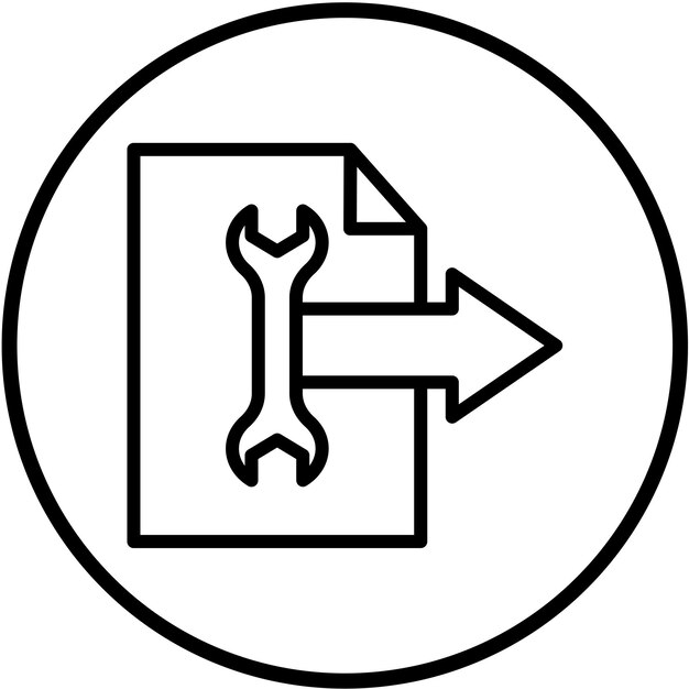 Diseño vectorial Exportación de estilo de icono de artesano
