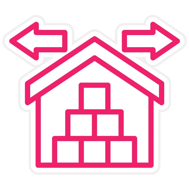 Diseño vectorial Exportación de trabajos artesanales Estilo de icono