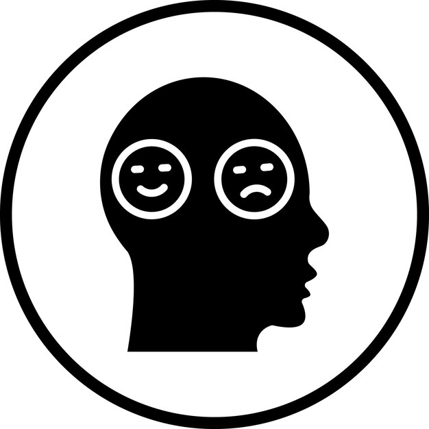 Diseño vectorial Factores de emoción Estilo de icono
