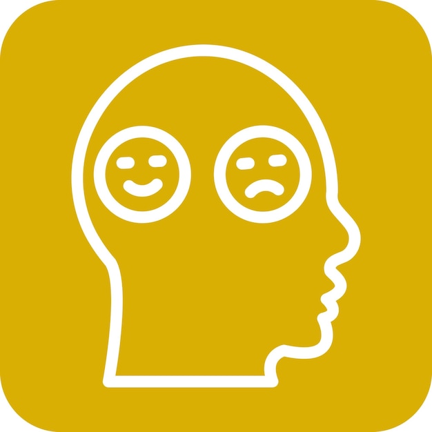 Diseño vectorial Factores de emoción Estilo de icono