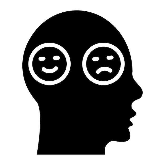 Diseño vectorial Factores de emoción Estilo de icono