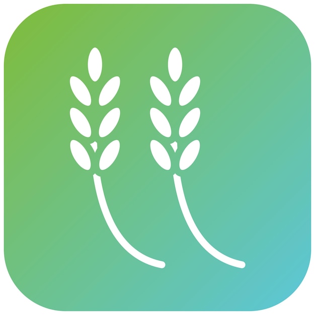 Diseño vectorial Farro Estilo del icono