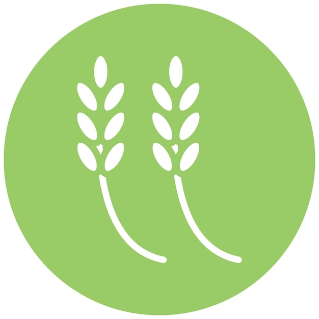 Diseño vectorial Farro Estilo del icono