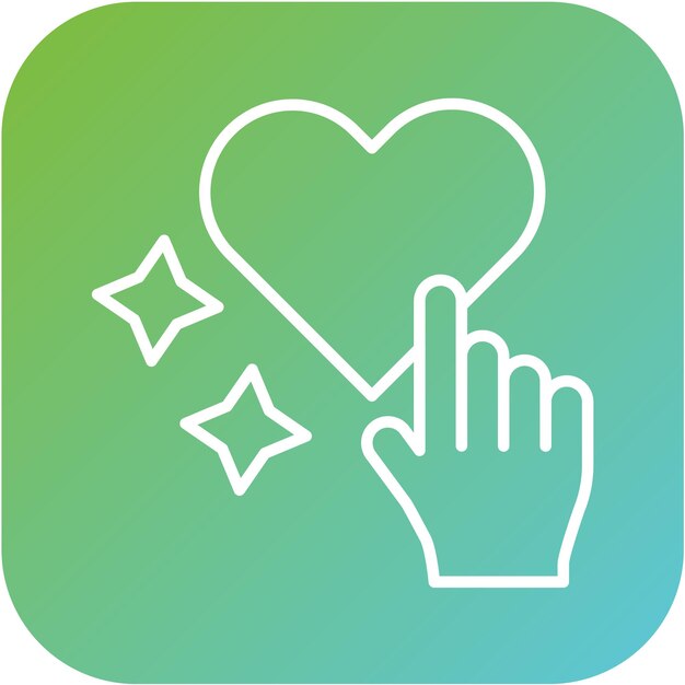 Diseño vectorial por favor como estilo de icono