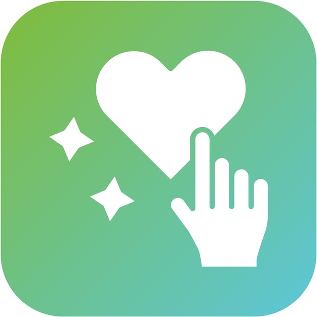 Diseño vectorial por favor como estilo de icono
