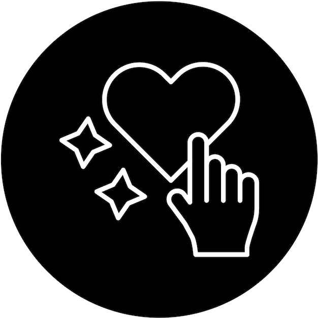 Diseño vectorial por favor como estilo de icono