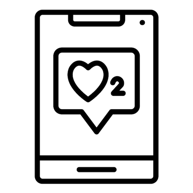 Diseño vectorial favoritos Estilo del icono