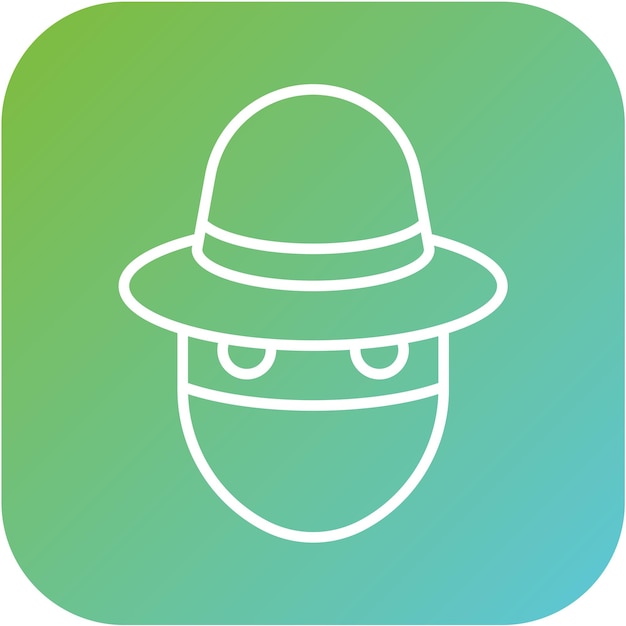 Diseño vectorial Fawkes Estilo del icono