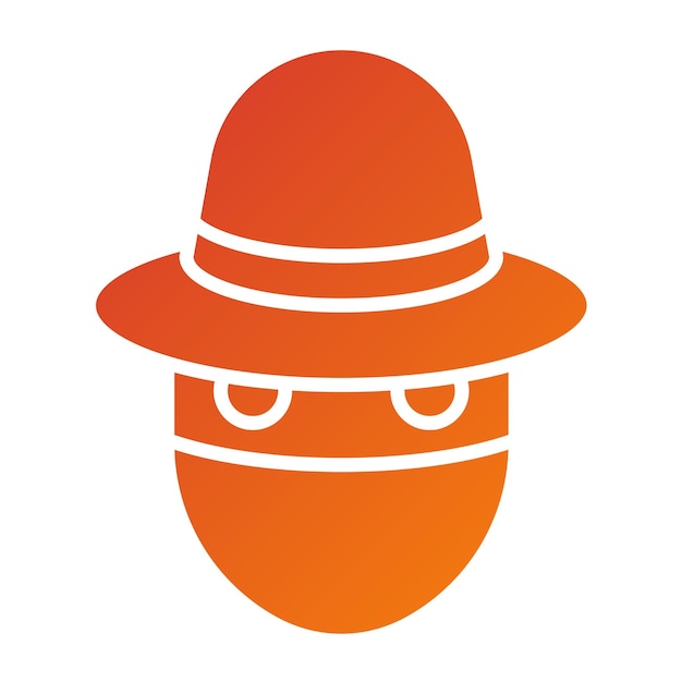 Diseño vectorial Fawkes Estilo del icono